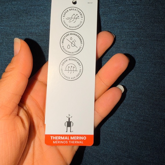 Smartwool Women's Teal Crewneck Merino Base Layer - Picture 3 of 4